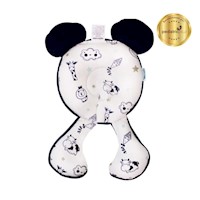 Soporte de cabeza 2 en 1 maternelle Azul nubes con amortiguación para la cabeza y el cuello del bebé